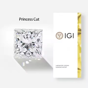 Bague élégante en diamant de laboratoire certifiée IGI VVS1 E Color Ethical Stone Luxury Jewelry Collection Ring Pendant - Product Image 1