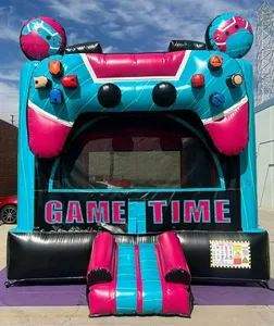 Château gonflable robuste pour jeux vidéo avec manette <span class=keywords><strong>de</strong></span> jeu, idéal pour la <span class=keywords><strong>location</strong></span> commerciale lors <span class=keywords><strong>de</strong></span> fêtes pour adolescents - Product Image 5