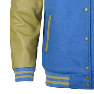 Chaqueta Letterman para Hombre con Diseño Nuevo y Color Personalizado, con Cuello Alto y Logotipo Frontal, Secado Rápido, Transpirable, Ropa de Calle para Invierno - Product Image 5