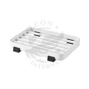 Jabonera de madera pulida compacta, accesorio de baño ecológico que ahorra espacio con jabonera de decoración elegante - Product Image 2