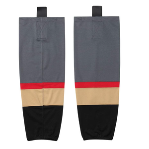 Bonne vente en gros Chaussettes de qualité Chaussettes d'entraînement de hockey sur glace pour hommes Chaussettes de hockey par sublimation avec logo d'équipe personnalisé - Product Image 5