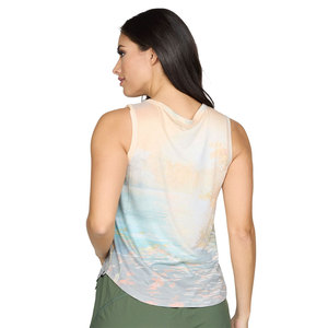 Débardeur personnalisé à sublimation, col montant, sans manches, imprimé floral, coupe ajustée, extensible, décontracté, mode estivale pour femme - Product Image 5