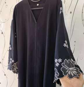 Ropa musulmana tradicional islámica elegante y modesta para mujer, bordado elegante, estilo Abayas Formal de Dubái, accesorio incluido - Product Image 1