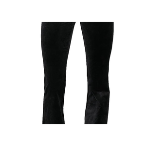 Pantaloni a Zampa d'Elefante PAIGE Lou Lou in Velluto a Vita Alta da Donna, Neri, Taglia 25, Pantaloni Eleganti - Product Image 3
