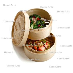 Admirable Design Bois Momo Vapeur Forme Ronde Taille Personnalisée Dim Sum Box Pour Hôtel Et Restaurant Utilisation - Product Image 6