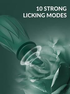 Zunge Erotisches Spielzeug Vagina-Klitoris-Stimulator weiblicher einfacher Orgasmus Sex-Spielzeug realistische Zunge-Leck-Vibrator für Frauen - Product Image 5