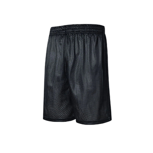 2025 hommes sportif séchage rapide maille Joggers Gym Shorts taille élastique Fitness athlétique entraînement avec technique teint uni - Product Image 4