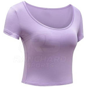 เสื้อครอปท็อปผ้าฝ้ายสำหรับผู้หญิง สวมใส่สบาย เสื้อยืดแฟชั่น เสื้อครอปท็อปสำหรับผู้หญิงใส่ได้ทุกวัน เสื้อครอปท็อปสำหรับผู้หญิง - Product Image 4