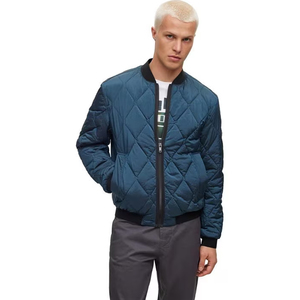 Men's Premium Quality Casual Windbreaker <b>Jacket</b> Lightweight <b>Zipper</b> Bomber <b>Pocket</b> Design Canvas Fabric - Product Image 2