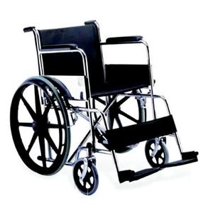 Silla de Ruedas Plegable de Acero con Diseño Ligero, Estructura Resistente, Ideal para el Hogar y Centros de Atención Médica - Product Image 1
