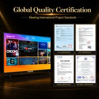 Écran industriel géant de 100 pouces, panneau d'origine BOE/CSOT, cadre métallique renforcé, utilisation en salle d'affaires prestigieuse, Smart TV