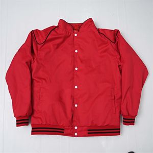 Veste de baseball pour homme de haute qualité, streetwear personnalisable, coupe-vent avec impression par sublimation 3D, matière satinée, vestes universitaires - Product Image 3
