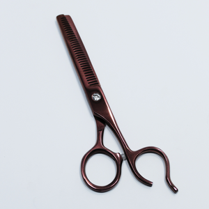 Ciseaux de barbier professionnels de haute qualité en acier inoxydable couleur titane, en acier haute teneur en carbone - Product Image 1