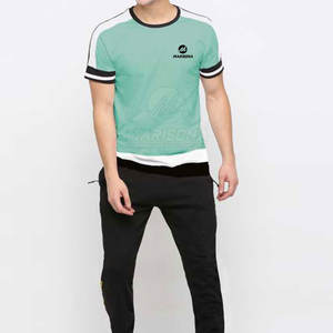 T-shirt de qualité supérieure pour hommes T-shirt léger T-shirt de couleur unie Vêtements décontractés Chemises pour adultes - Product Image 4