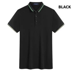 Camisa Moderpolo 240 GSM algodón entrelazado punto fino cuello de moda OEM y ODM bordado personalizado fabricante directo de fábrica - Product Image 3