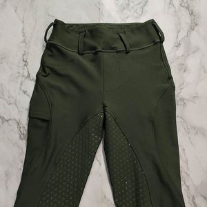 Pantalones ecuestres de sublimación al por mayor de fábrica, pantalones de montar de calidad superior con ajuste cómodo elástico y logotipo personalizado - Product Image 2