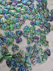 Colgante con forma de corazón de concha de abulón Natural, joyería de 1500 gramos, cristal de piedra preciosa, corazón Suelto - Product Image 4