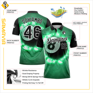 Maillots de bowling imprimés personnalisés pour hommes | Fabricant de polo personnalisé - Product Image 6