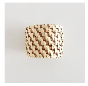 Servilletero de ratán tejido a mano de la mejor calidad, 3 piezas, servilletero de restaurante de ratán cuadrado redondo de alta calidad - Product Image 4