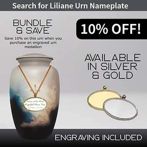 โกศเผาศพหินอ่อนสำหรับขี้เถ้าจากมนุษย์ - Product Image 2