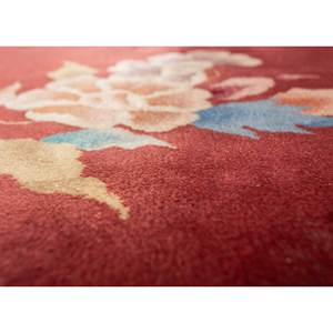 Tapis en laine noués à la main Pechino, motifs floraux et abstraits rouges et oranges, style bohème pour la maison, le salon, la chambre à coucher, le couloir - Pae-5935 - Product Image 3