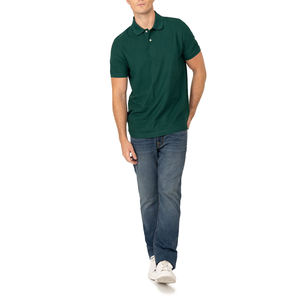 Polos de golf de manga corta para hombre de verano, logotipo personalizado bordado, ropa informal de secado rápido, camiseta Polo con botones en blanco - Product Image 3