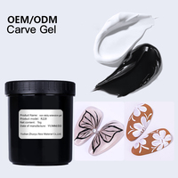 Gel de modelage 3D professionnel pour ongles, couleurs variées, colle créative, vernis UV, décoration de moulage, Chine