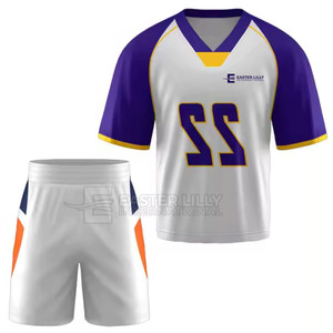 Uniformes de lacrosse personalizados de alta calidad, conjuntos de camisetas y pantalones cortos para equipos deportivos profesionales - Product Image 4