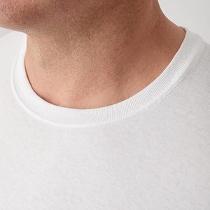 Camiseta Blanca para Hombre, Estilo Vintage, 100% Algodón, con Logotipo Personalizado, Diseño Cuadrado, con Patrón de Letras Retro, Ropa Urbana para Hombre - Product Image 6