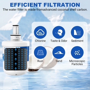 Filtro de Agua para Refrigerador Doméstico RW07/DA29-00003G, Repuesto de Material de Carbón Activado, Plástico - Product Image 3