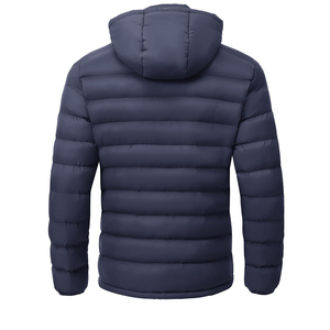 New Custom Logo Hooded Coated Winter Puffer <b>Jackets</b> for <b>Men</b> with <b>Long</b> Sleeves Breathable for Wholesale Price - Product Image 5