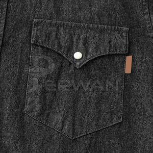 Best Selling Men's Quick Dry Jeans <b>Shirts</b> 100% Cotton Breathable Private Label OEM Service New Arrival From Pakistan - Product Image 5