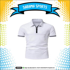 2026 Sarama Custom New Design 3D Logo Plain Polo T-Shirt, con logotipo personalizado y sublimación y bordado, - Product Image 2