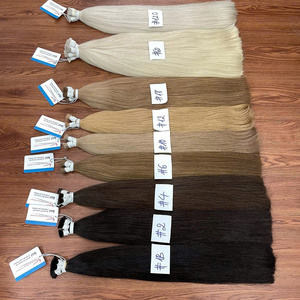 Pointe de kératine vietnamienne extension de cheveux humains couleur de piano droite naturelle de ton foncé à clair texture droite naturelle - Product Image 6