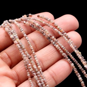 Perlas de Diamante Natural en Bruto Tipo Champagne de 2-3 mm, Diamantes Sin Cortar para Joyería - Product Image 2