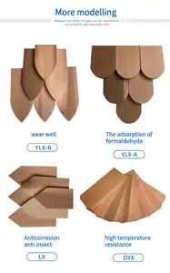 屋根板工場低価格卸売本物の赤い杉軽量