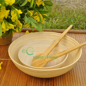 Assiettes à dîner naturelles biodégradables vaisselle en bambou plat et assiette/assiette en bambou pour bébé Made In Vietnam - Product Image 4