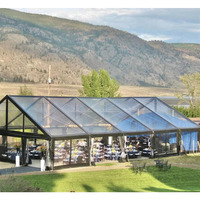Carpa con marco de aluminio para exteriores para 500 personas, marquesina de PVC comercial resistente para bodas, grandes eventos, tamaños disponibles 20x30