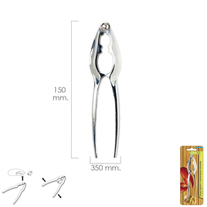 Pinze per Frutti di Mare e Noci Cromate - Product Image 1