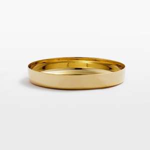 Elegante bandeja de servicio de acero inoxidable Artesanía de metal duradero para mesa de comedor de gama alta Exhibición y presentación de alimentos - Product Image 6