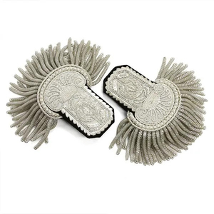 Écussons HAMZA de haute qualité, tactiques, en fil de métal doré, pour épaulettes, paire, écologiques, légers, personnalisables - Product Image 1