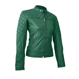 Nueva llegada impermeable mujeres chaquetas de cuero superventas chaqueta de cuero bajo Moq chaquetas de cuero - Product Image 3