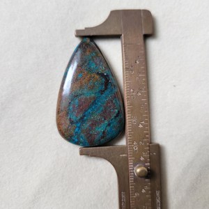 Chất Lượng Cao Cấp Tự Nhiên Chrysocolla Đá Quý Xác Thực Cao Cấp Agate Pha Lê Cabochon Phẳng Trở Lại Đồ Trang Sức Làm Đá-Số Lượng Lớn - Product Image 4