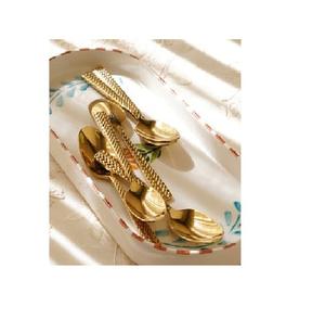 Ensemble de couverts en métal à haute vente avec poignée finie en or Fabrication et fournisseur de taille personnalisée par l'Inde - Product Image 3