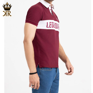 Camisa de Hombre Personalizada de Alta Calidad, Transpirable, Antiarrugas, 100% Algodón, Diseño Sólido para Golf, Tela de Lona, Manga Corta, Corte Regular - Product Image 3