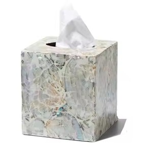 Rectangle Shape <b>Tissue</b> Box Napkin Holder <b>for</b> Restaurant Hotel <b>Wedding</b> Table Top Use <b>for</b> Hand Cleaning - Product Image 5