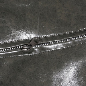 Veste en cuir de vache sur mesure, grande taille, avec logo sur le devant, col montant, respirante, pour homme, usage extérieur en hiver - Product Image 4