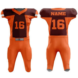 OEM 2025 Uniforme de football américain sur mesure de haute qualité, respirant, séchage rapide, conception grande taille, impression par sublimation de l'équipe personnalisée - Product Image 2