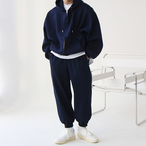 DEC hommes poids lourd Vintage unisexe haute qualité personnalisé Double fermeture éclair vierge fermeture éclair hommes sweats à capuche et sweats à capuche - Product Image 4