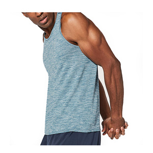 OEM High Quality Polyester/Cotton Summer Tank Top <b>Men</b> Breathable Knitted Casual Fitness Gym Plus Size Quick Dry Eco-Friendly - Product Image 2